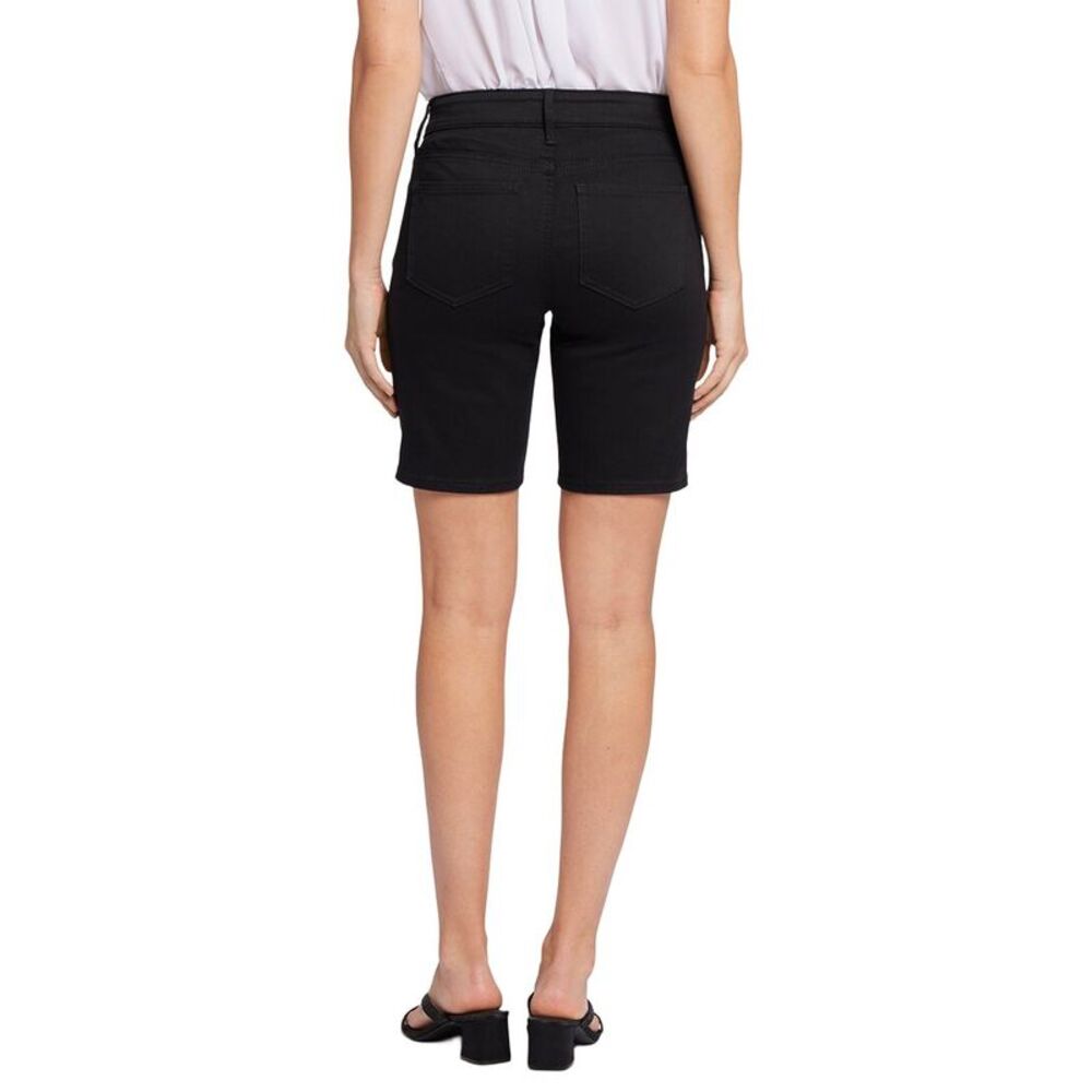 Nydj Womens Petite Ella Black Short - Picture 2 of 3